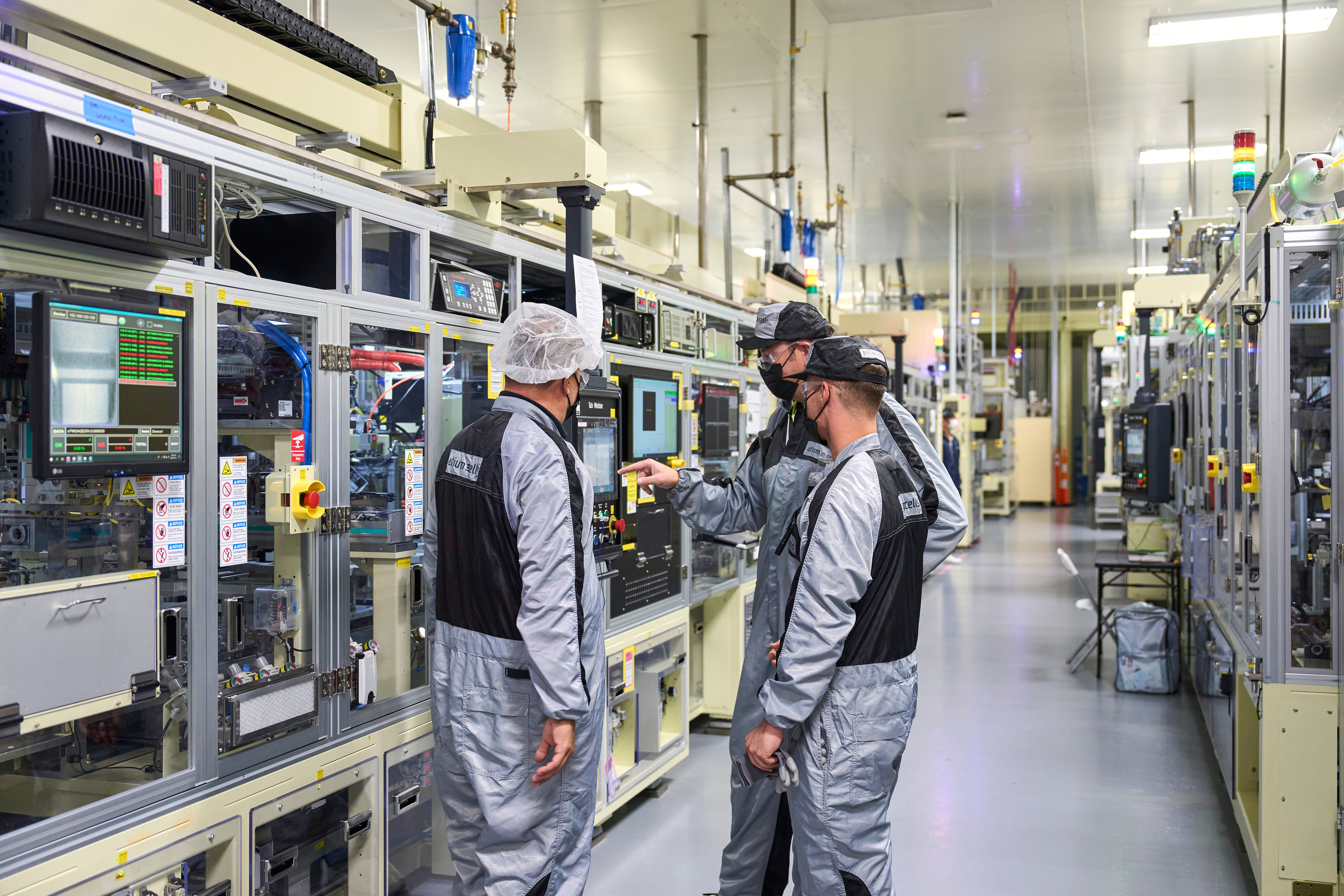 Ultium Cells team members working